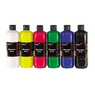 Mixcolor/fargelære Lekolar 6x500 ml