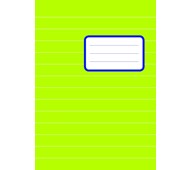 Skrivehefte A5 1 blank/1 linjert 25 stk