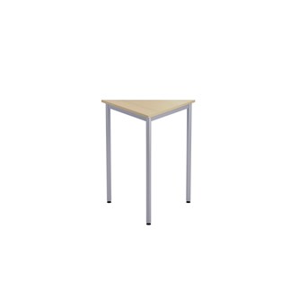 Trekantbord 12:38 FSC HT 80x80x80 rette hjørner sølv