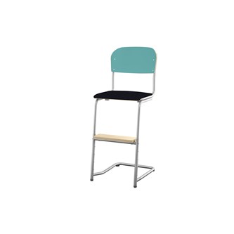 Stol Matte FSC 45/63 cm LS sølv