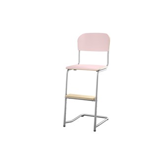 Stol Matte FSC 45/63 cm LS sølv