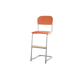 Stol Matte FSC 45/63 cm LS sølv