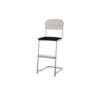 Stol Matte FSC 45/63 cm LS sølv