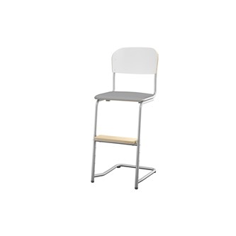 Stol Matte FSC 45/63 cm LS sølv