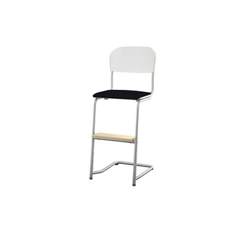 Stol Matte FSC 45/63 cm LS sølv