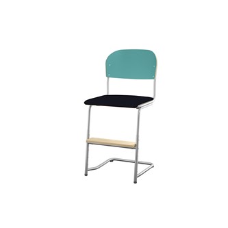Stol Matte FSC 45/63 cm SS sølv