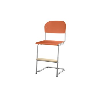 Stol Matte FSC 45/63 cm SS sølv