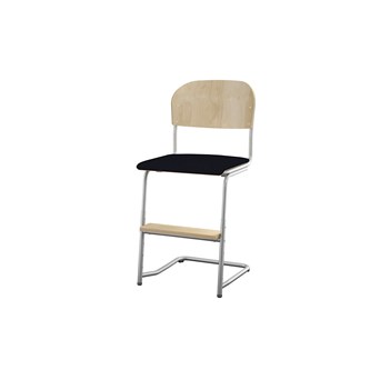 Stol Matte FSC 45/63 cm SS sølv