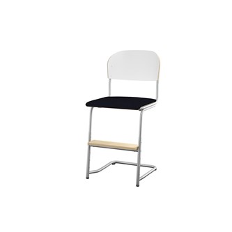 Stol Matte FSC 45/63 cm SS sølv