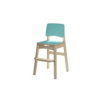 Barnestol Helmi klarlakkert bjørk 50 cm uten armlener