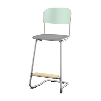 Stol Matte FSC 63 cm LS sølv