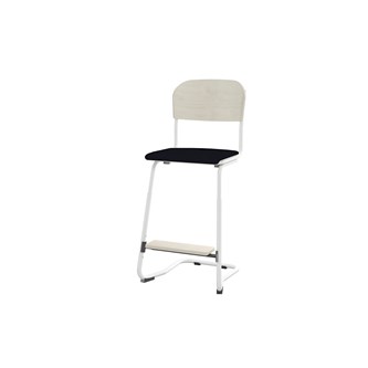Stol Matte FSC 45/63 cm LS hvit