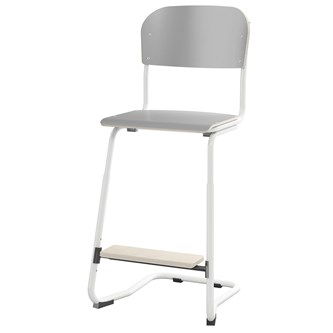 Stol Matte FSC 45/63 cm LS hvit