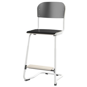 Stol Matte FSC 45/63 cm LS hvit
