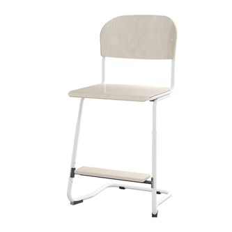 Stol Matte FSC 57/63 cm SS hvit