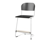 Stol Matte FSC 45/63 cm SS hvit