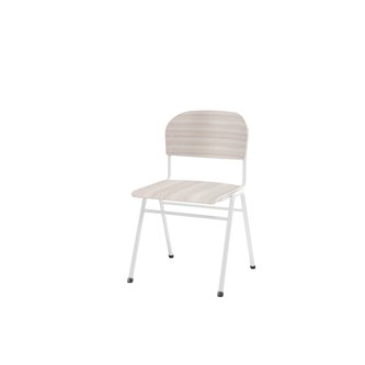 Stol Matte FSC 44 cm SS hvit