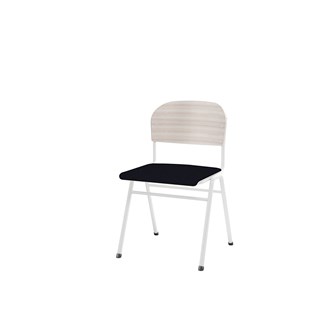 Stol Matte FSC 44 cm SS hvit