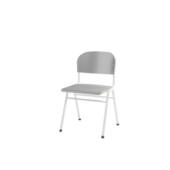Stol Matte FSC 44 cm SS hvit