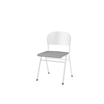 Stol Matte FSC 44 cm SS hvit