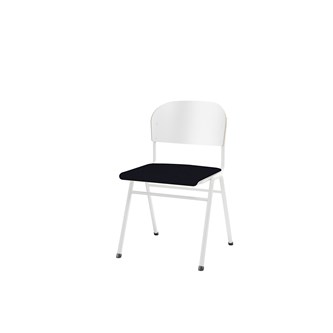 Stol Matte FSC 44 cm SS hvit