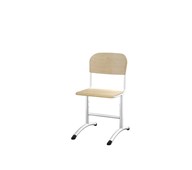 Stol Matte FSC 38/51 cm SS hvit