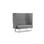 Sofa Mr Box Highback 2-seter svart