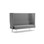 Sofa Mr Box Highback 3-seter svart