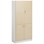 Norden FSC materialskap 4 tette dører hvit 100x47x210 cm