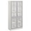 Norden FSC materialskap 2 glass hvit 100x47x210 cm