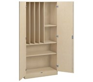 Norden materialskap musikk bjørk 100x47x210 cm