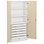 Norden materialskap 12 skuffer hvit 100x47x210 cm