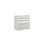Norden elevreol 6 skuffer hvit 80x45x80 cm