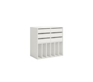 Norden elevreol 6 skuffer hvit 80x45x80 cm