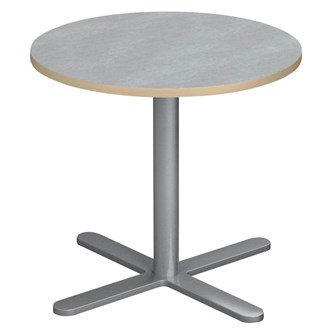 Søylebord Cross X Ø60 cm Akustikk linoleum h55 cm