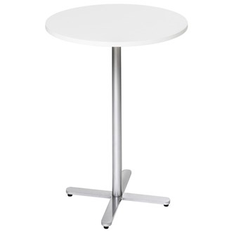 Søylebord Cross X Ø70 cm HT sølv