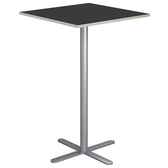 Søylebord Cross X 70x70 cm HT sølv