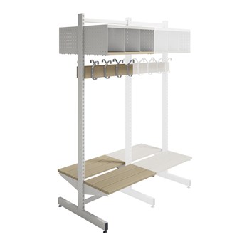 Wille 3-rom 60 cm frittsående m/sittebenk påbygning