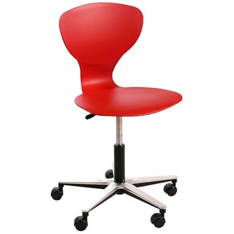 Stol Secundo gas Alu Movieflex L sh 50-70 cm hjul