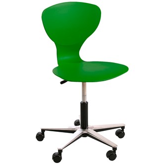 Stol Secundo gas Alu Movieflex L sh 50-70 cm hjul