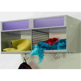 Kurvhylle dobbel 40 cm