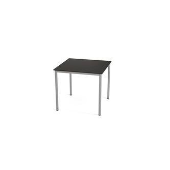 Bord Multiflex C 80x80xh72-88 cm Sølv