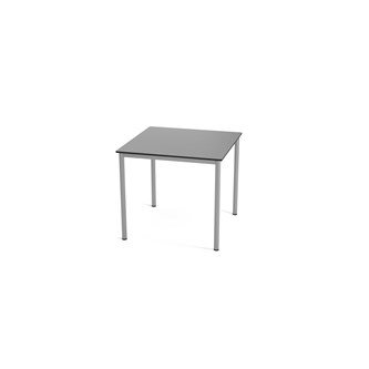 Bord Multiflex C 80x80xh72-88 cm Sølv