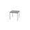 Bord Multiflex C 80x80xh72-88 cm Sølv