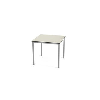 Bord Multiflex C 80x80xh72-88 cm Sølv
