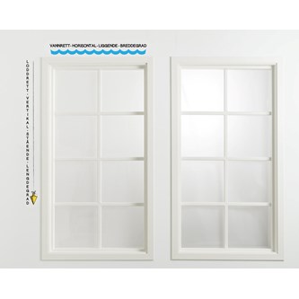 Vannrett og loddrett veggklistremerker