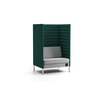 Stol med avskjerming Platinum Highback H128 cm 1,5-seter