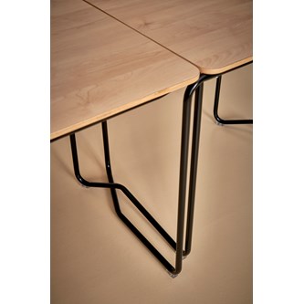 Bord Fay HT 70x60x72 cm svart understell