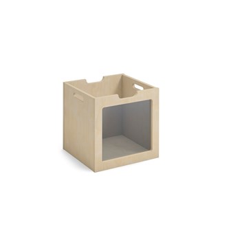 Kubus oppbevaringskasse plexi