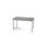Bord Multiflex X 120x60xh72-88 cm Sølv